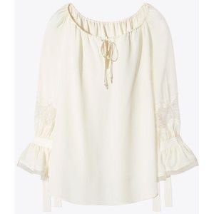 Tory Burch Willow Blouse in Size M